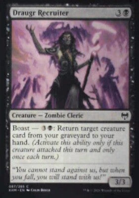 Draugr Recruiter - Kaldheim: #87, Magic: The Gathering Nm R130