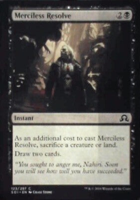 Merciless Resolve - Shadows over Innistrad: #123, Magic: The Gathering Nm R242