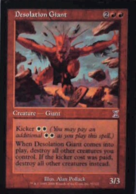 Desolation Giant - Timeshifted: #57, Magic: The Gathering Mp R37