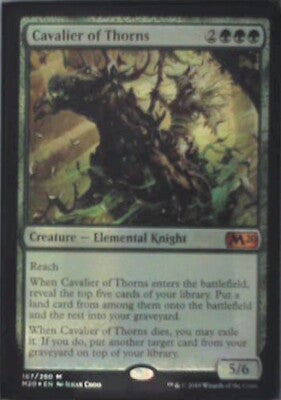 Cavalier of Thorns - Core Set 2020: #167, Magic: The Gathering - Foil Lp R249