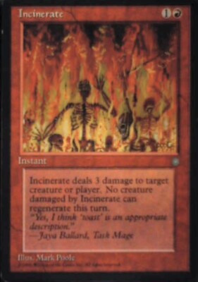 Incinerate - Ice Age: #194, Magic: The Gathering Nm R107