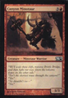 Canyon Minotaur - Magic 2014 (M14): #131, Magic: The Gathering Nm R195
