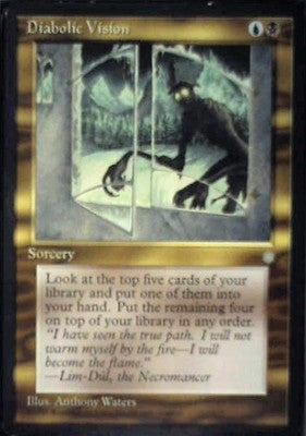 Diabolic Vision - Ice Age: #284, Magic: The Gathering Lp C334