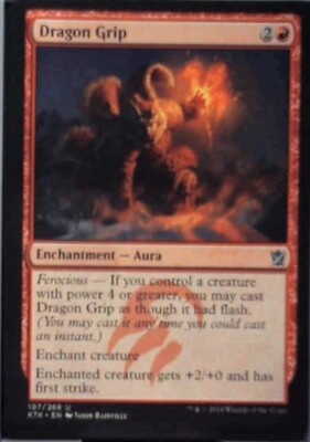 Dragon Grip - Khans of Tarkir: #107, Magic: The Gathering Nm R235