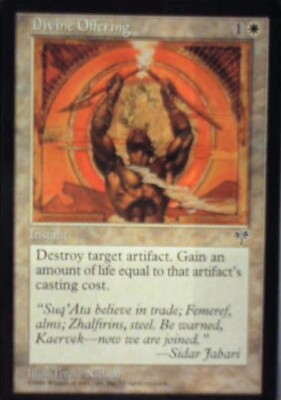 Divine Offering - Mirage: #11, Magic: The Gathering Nm R138