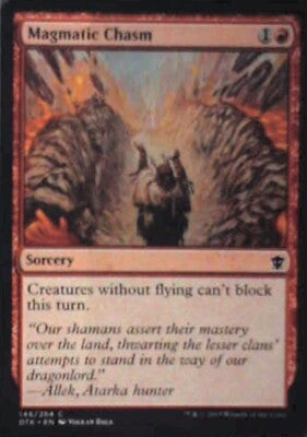 Magmatic Chasm - Dragons of Tarkir: #148, Magic: The Gathering Nm R193