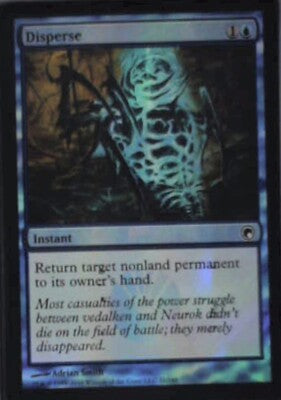 Disperse - Scars of Mirrodin: #31, Magic: The Gathering - Foil Nm R248