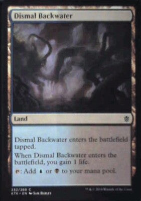Dismal Backwater - Khans of Tarkir: #232, Magic: The Gathering Nm R235