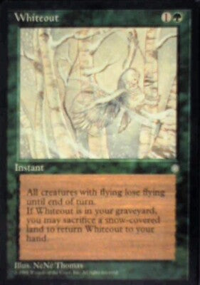 Whiteout - Ice Age: #275, Magic: The Gathering Nm R124