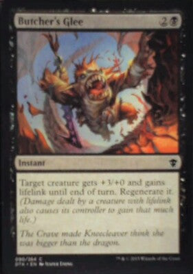 Butcher's Glee - Dragons of Tarkir: #90, Magic: The Gathering Nm R102