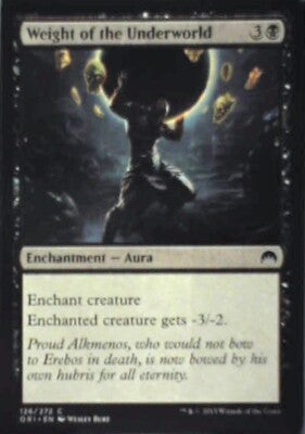 Weight of the Underworld - Magic Origins: #126, Magic: The Gathering Nm R242
