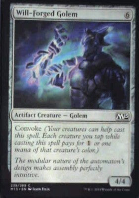 Will-Forged Golem - Magic 2015 (M15): #239, Magic: The Gathering Nm R108