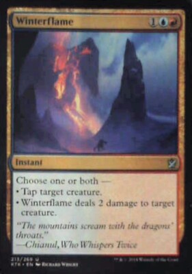 Winterflame - Khans of Tarkir: #213, Magic: The Gathering Nm R84