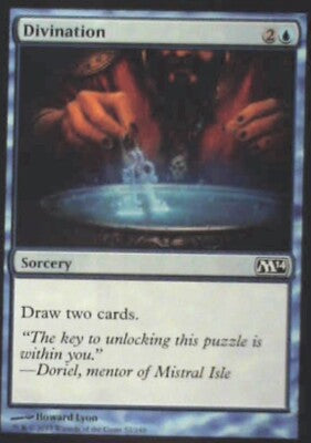 Divination - Magic 2014 (M14): #52, Magic: The Gathering Nm R130