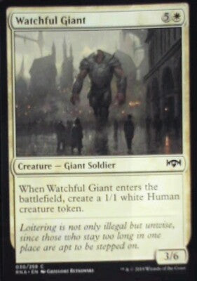 Watchful Giant - Ravnica Allegiance: #30, Magic: The Gathering Nm R144