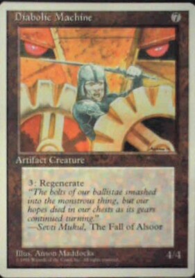 Diabolic Machine - Fourth Edition: #314, Magic: The Gathering Nm R171