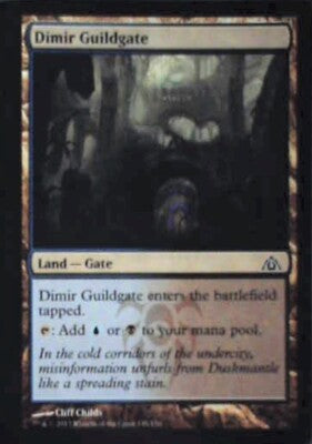 Dimir Guildgate - Dragon's Maze: #148, Magic: The Gathering Nm R160