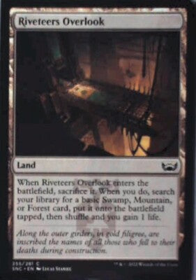 Riveteers Overlook - Streets of New Capenna: #255, Magic: The Gathering Nm R34