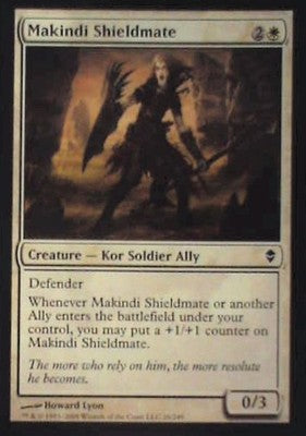 Makindi Shieldmate - Zendikar: #26, Magic: The Gathering Nm C333