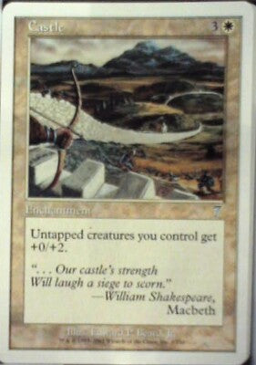 Castle - 7th Edition: #5, Magic: The Gathering Nm R44