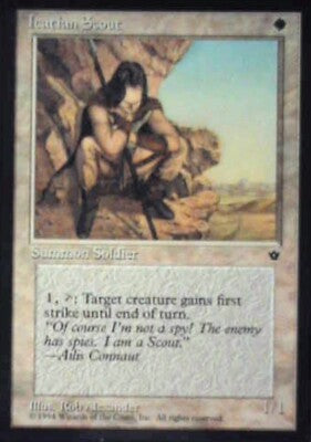 Icatian Scout (Alexander) - Fallen Empires: #13c, Magic: The Gathering Nm R100