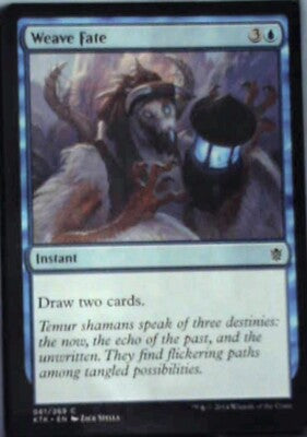 Weave Fate - Khans of Tarkir: #61, Magic: The Gathering Nm R157