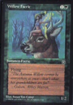Willow Faerie - Homelands: #99a, Magic: The Gathering Nm R191