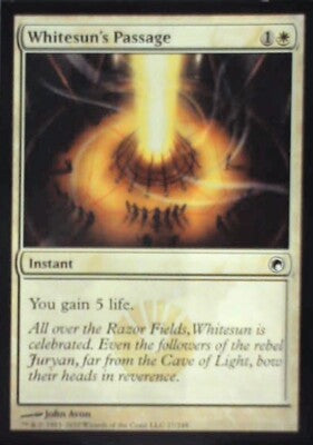 Whitesun's Passage - Scars of Mirrodin: #27, Magic: The Gathering Nm R64