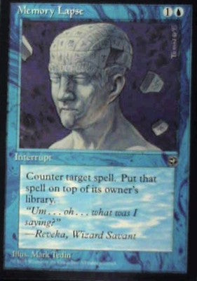 Memory Lapse - Homelands: #32a, Magic: The Gathering Lp C334