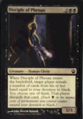 Disciple of Phenax - Theros: #84, Magic: The Gathering Nm R61