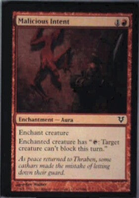 Malicious Intent - Avacyn Restored: #147, Magic: The Gathering Nm R189