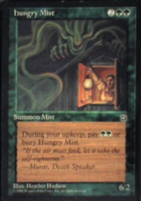 Hungry Mist [Version 2] - Homelands: #88b, Magic: The Gathering Nm R211