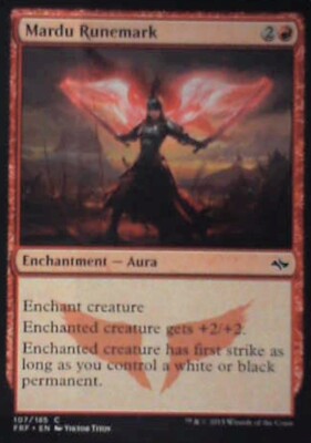 Mardu Runemark - Fate Reforged: #107, Magic: The Gathering Nm R213