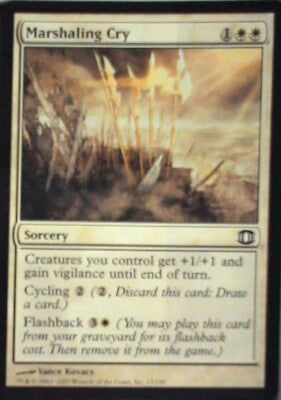 Marshaling Cry - Future Sight: #13, Magic: The Gathering Nm R118