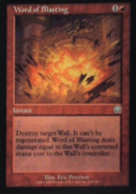 Word of Blasting - Mercadian Masques: #228, Magic: The Gathering Nm R131