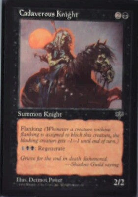 Cadaverous Knight - Mirage: #110, Magic: The Gathering Nm R138