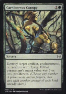 Carnivorous Canopy - Phyrexia: All Will Be One: #162, MTG Nm R201