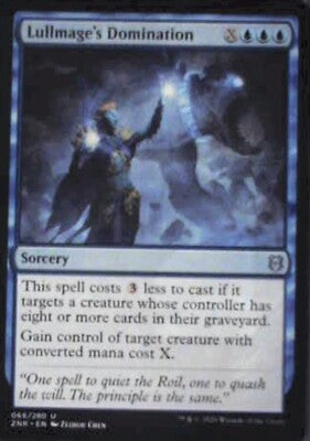Lullmage's Domination - Zendikar Rising: #66, Magic: The Gathering Nm R51