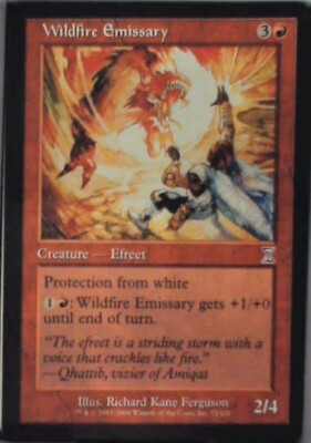 Wildfire Emissary - Timeshifted: #72, Magic: The Gathering Mp R37