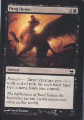 Drag Down - Modern Masters: #80, Magic: The Gathering Nm R176