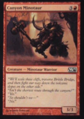 Canyon Minotaur - Magic 2013 (M13): #122, Magic: The Gathering Nm R153