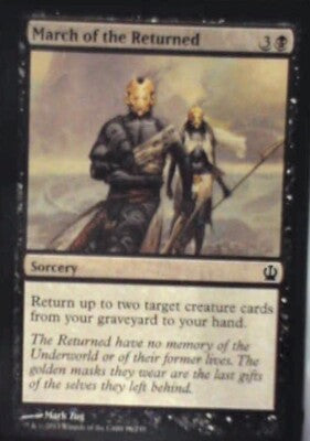 March of the Returned - Theros: #96, Magic: The Gathering Nm R60