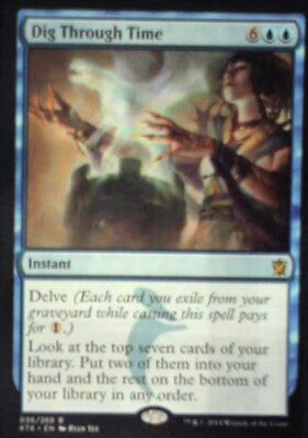 Dig Through Time - Khans of Tarkir: #36, Magic: The Gathering Nm R236