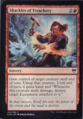 Shackles of Treachery - Kaldheim: #150, Magic: The Gathering Nm R172