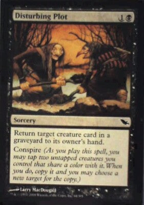 Disturbing Plot - Shadowmoor: #64, Magic: The Gathering Nm R130