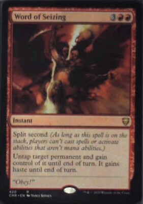 Word of Seizing - Commander Legends: #420, Magic: The Gathering Nm R237