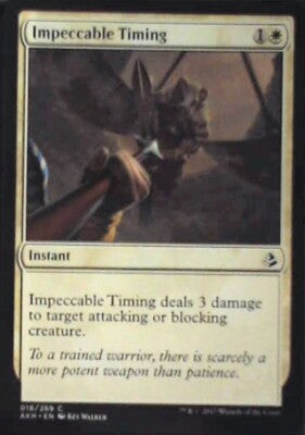 Impeccable Timing - Amonkhet: #18, Magic: The Gathering Nm R201