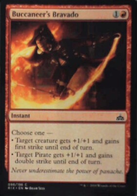 Buccaneer's Bravado - Rivals of Ixalan: #96, Magic: The Gathering Nm R129