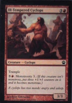 Ill-Tempered Cyclops - Theros: #125, Magic: The Gathering Nm C338