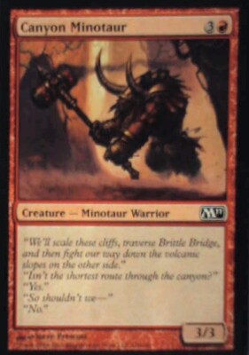 Canyon Minotaur - Magic 2011 (M11): #126, Magic: The Gathering Nm R243